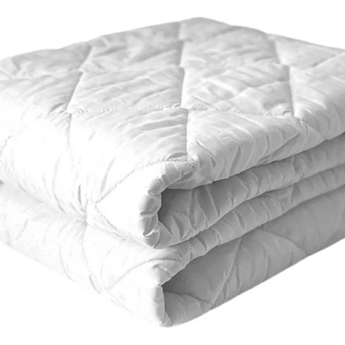 GOOD - Cubre Colchón Protector 2 Plazas Clásico Blanco