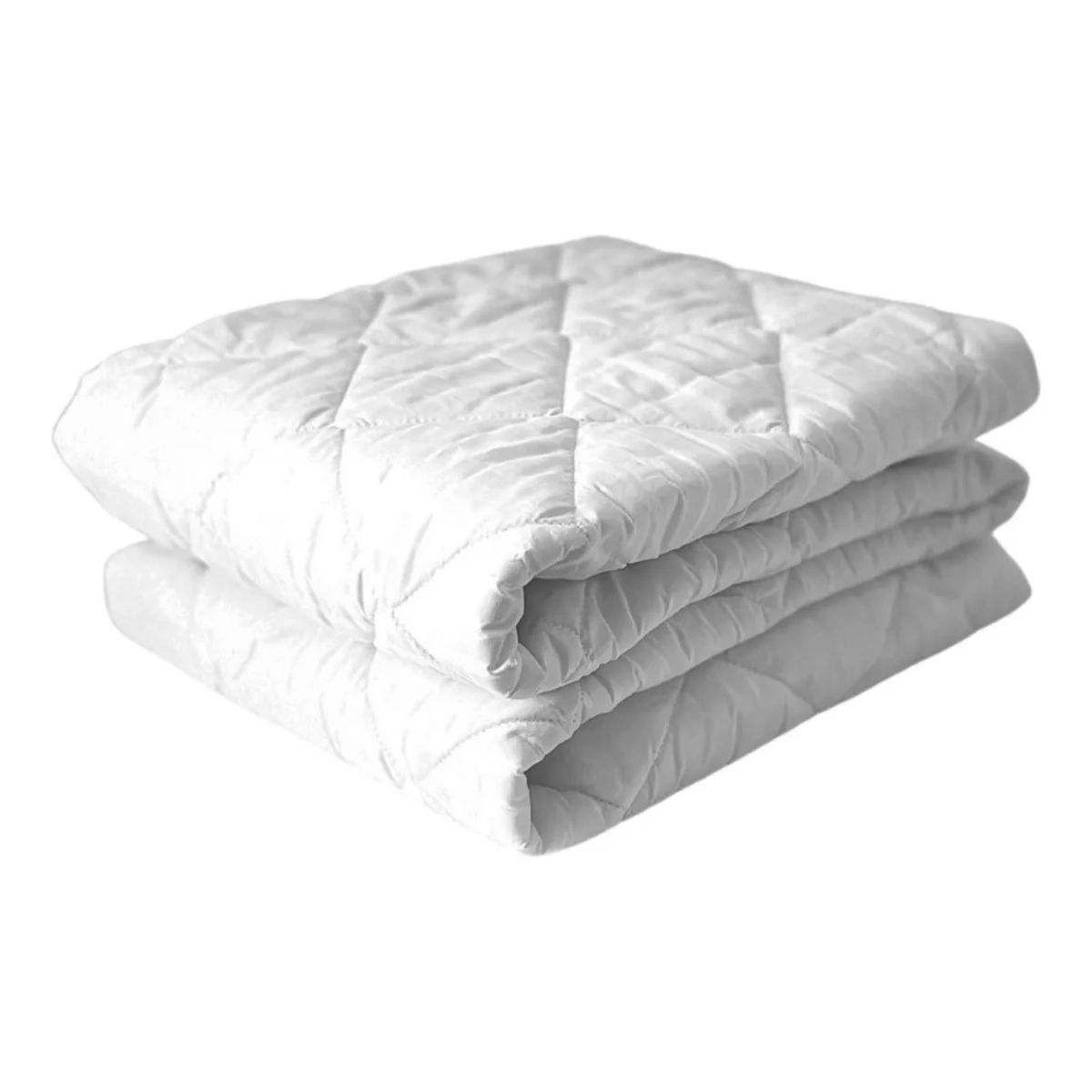 GOOD - Cubre Colchón Protector 2 Plazas Clásico Blanco