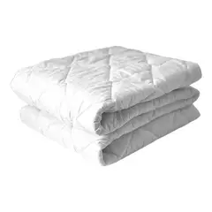 GOOD - Cubre Colchón Protector 2 Plazas Clásico Blanco