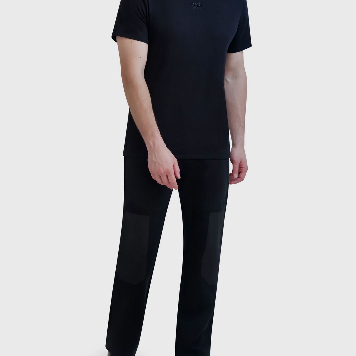 KARL LAGERFELD - Jogger con textura