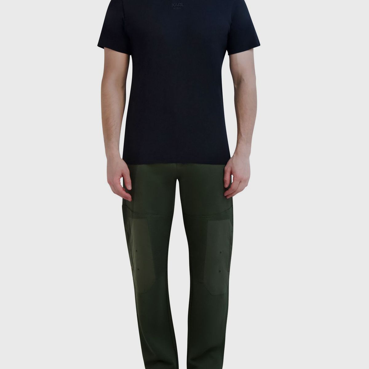 KARL LAGERFELD - Jogger con textura