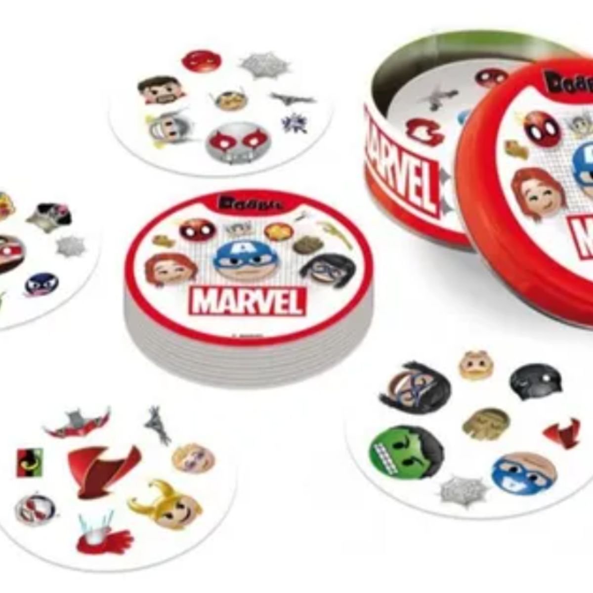 GENERICO - Dobble Spot It Juego De Mesa Cartas Marvel Heroes