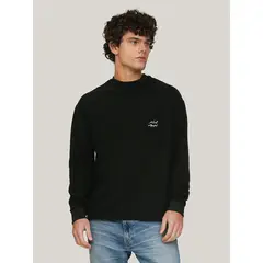 KARL LAGERFELD - Polerón polar con bolsillo y firma de KARL