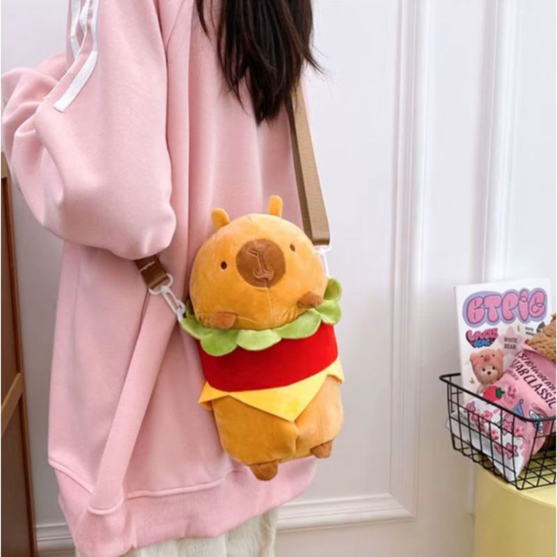 GENERICO - BOLSO CAPIBARA FORMA HAMBURGUESA