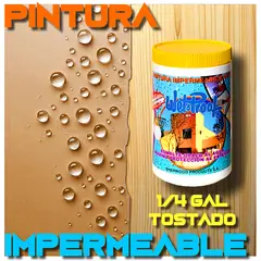 WETPROOF - PINTURA IMPERMEABLE MADERA EXTERIOR PROTECTOR TOSTADO WETCO 1-4 GALON
