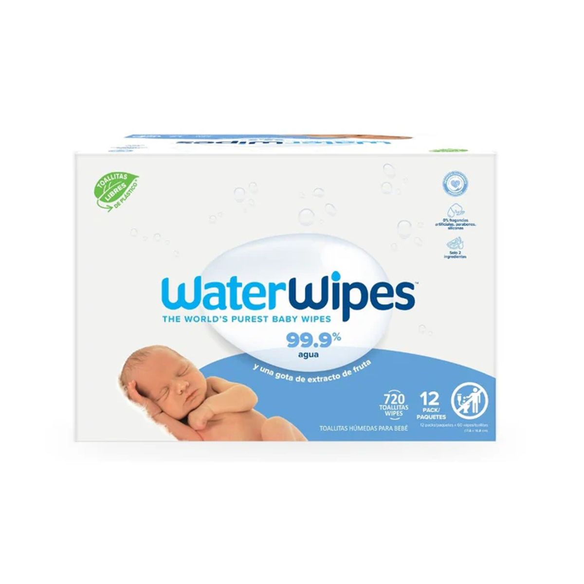 WATER WIPES - Toallitas WaterWipes Bio Mega Value Box 720 unidades