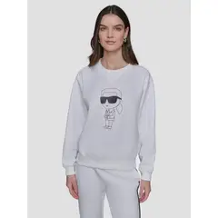 KARL LAGERFELD - Polerón con caricatura de KARL
