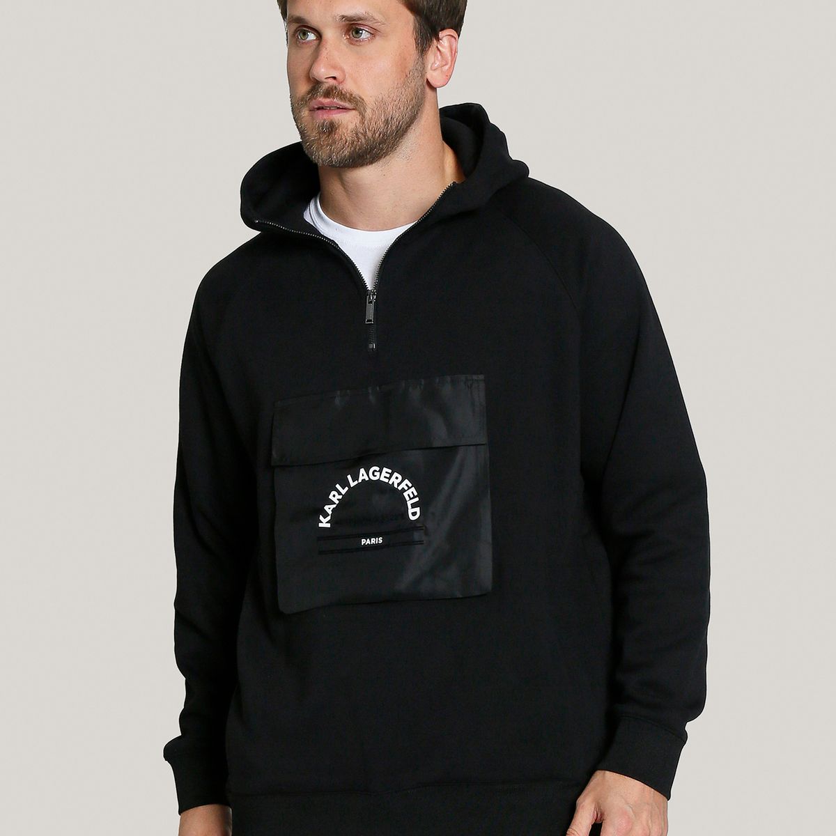 KARL LAGERFELD - Polerón con gorro