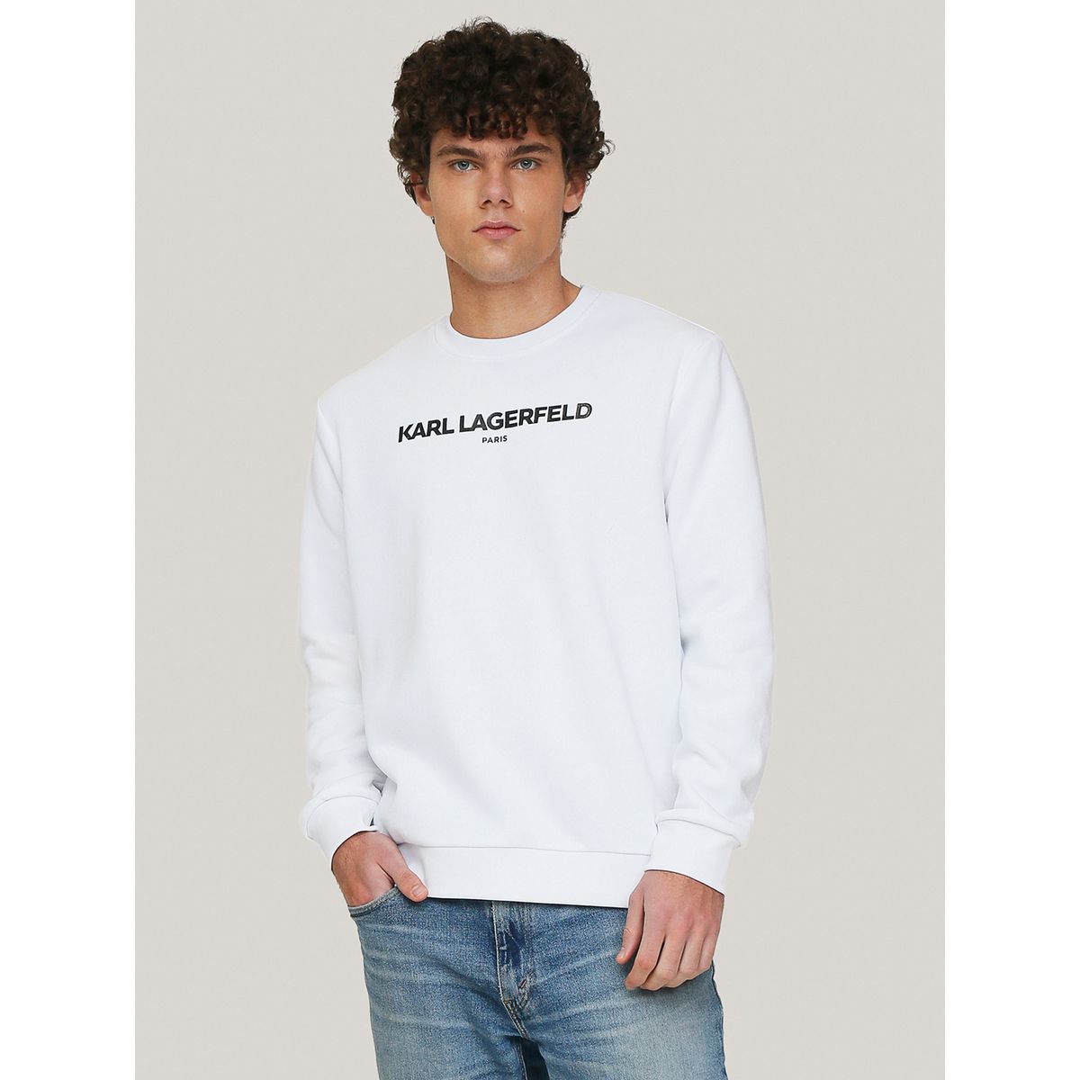 KARL LAGERFELD - Polerón classic con logo tonal