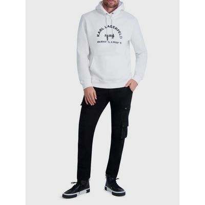 Imagen 2 del producto Polerón con gorro y logotipo en forma de arco