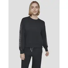 KARL LAGERFELD - Polerón clásica con logo de pedrería