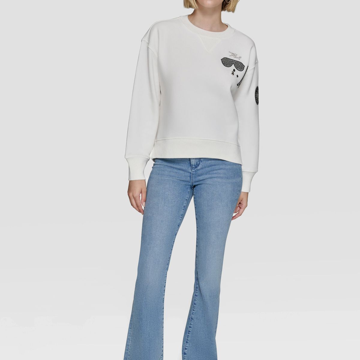 KARL LAGERFELD - Polerón con pines y parches