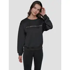 KARL LAGERFELD - Polerón con logo irridescent