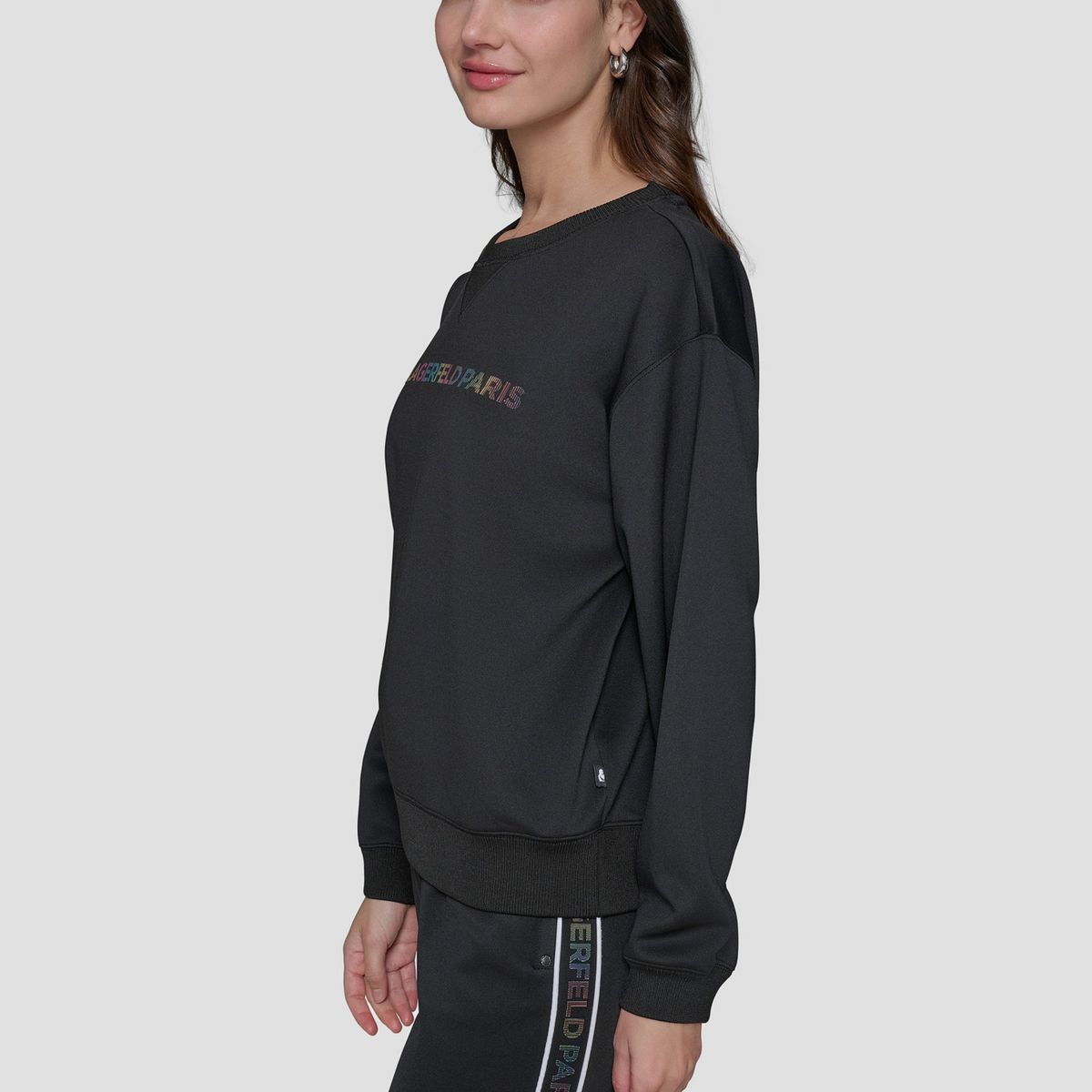 KARL LAGERFELD - Polerón con logo irridescent