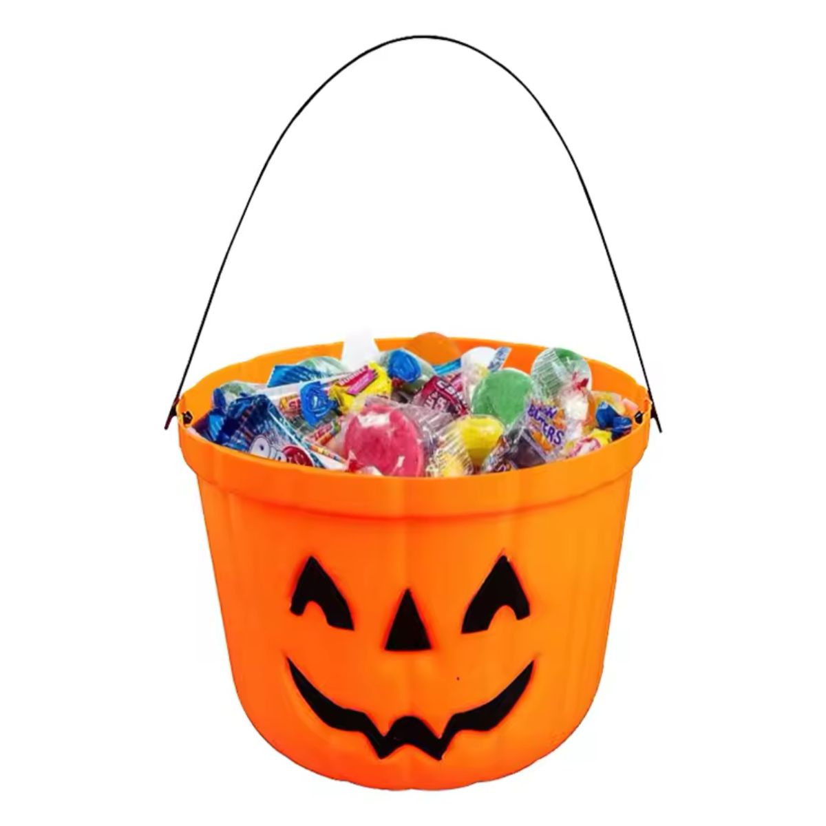 GENERICO - Canasto Balde Para Dulces Calabaza Halloween
