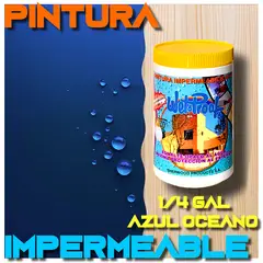 WETPROOF - PINTURA IMPERMEABLE MADERA EXTERIOR PROTECTOR AZUL OCEANO WETCO 1-4 GL