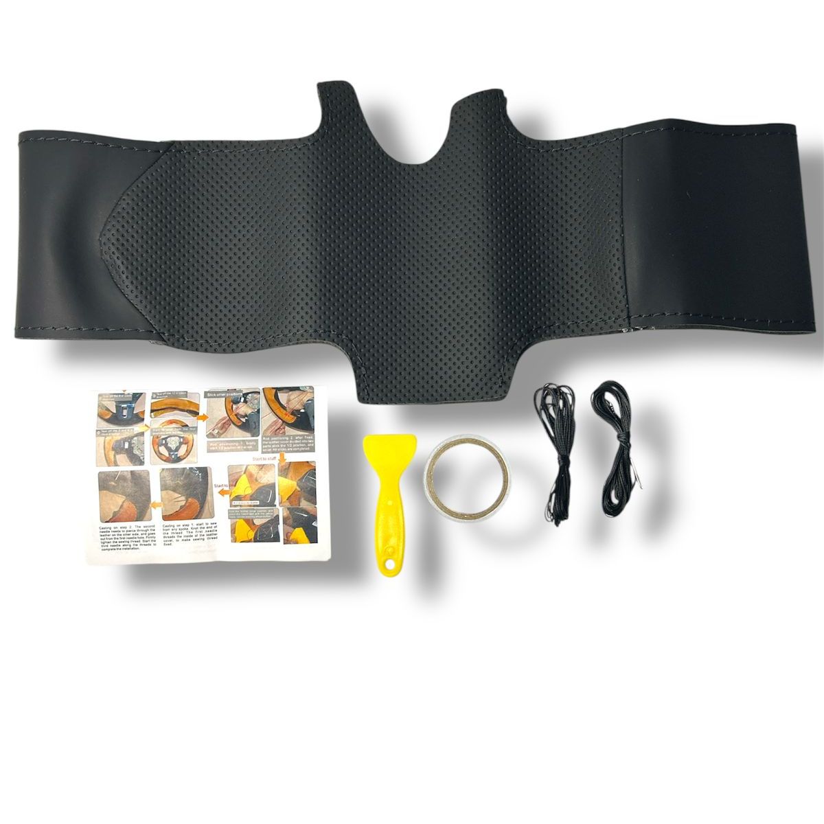 GENERICO - Funda Forro Cubre Volante Compatible Con Peugeot 2016-2020