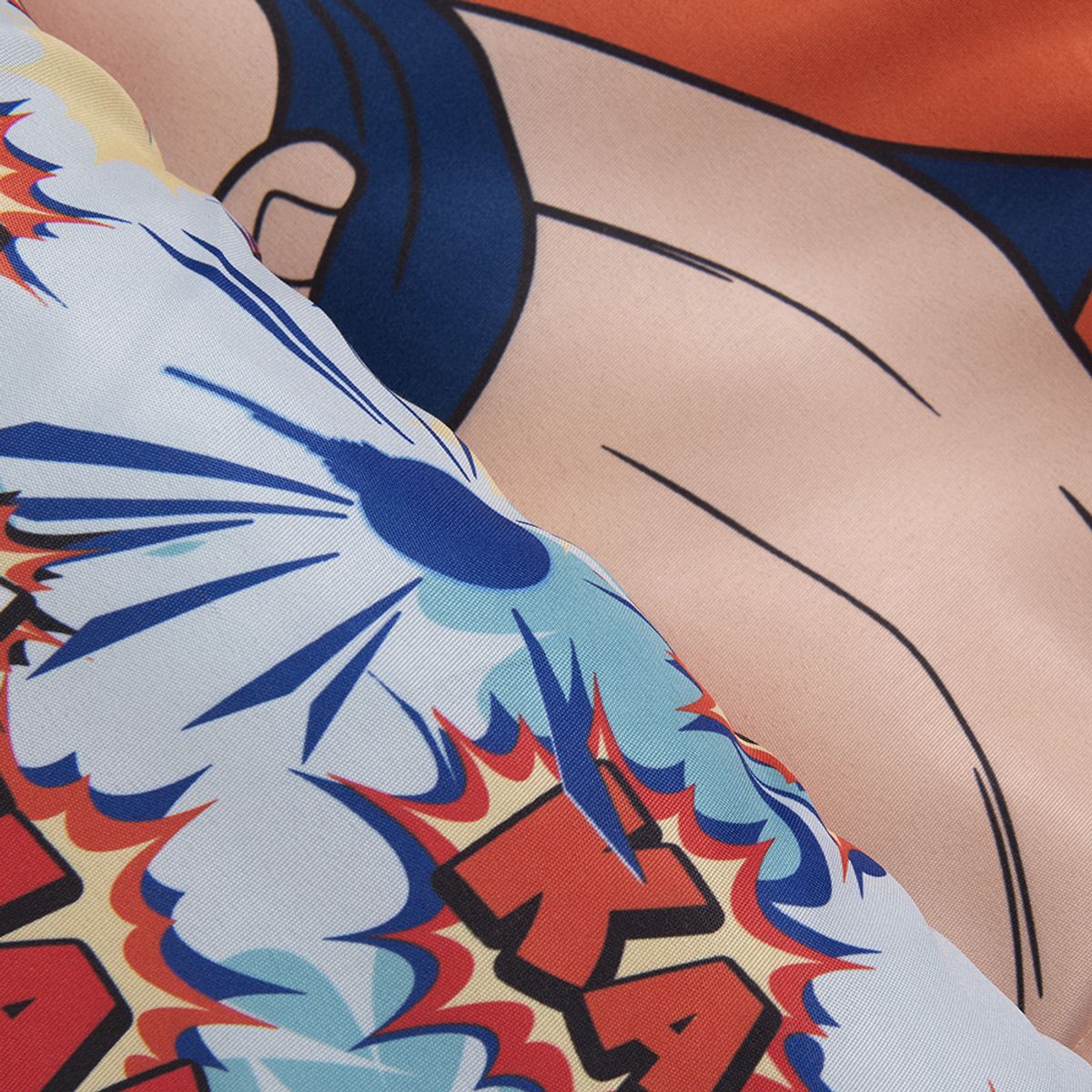 MASHINI - Plumón Microfibra Infantil 1.5 Plazas Dragon Ball Z HAHA