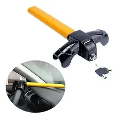 GENERICO - Traba Volante Tipo T Universal Antirrobo Auto