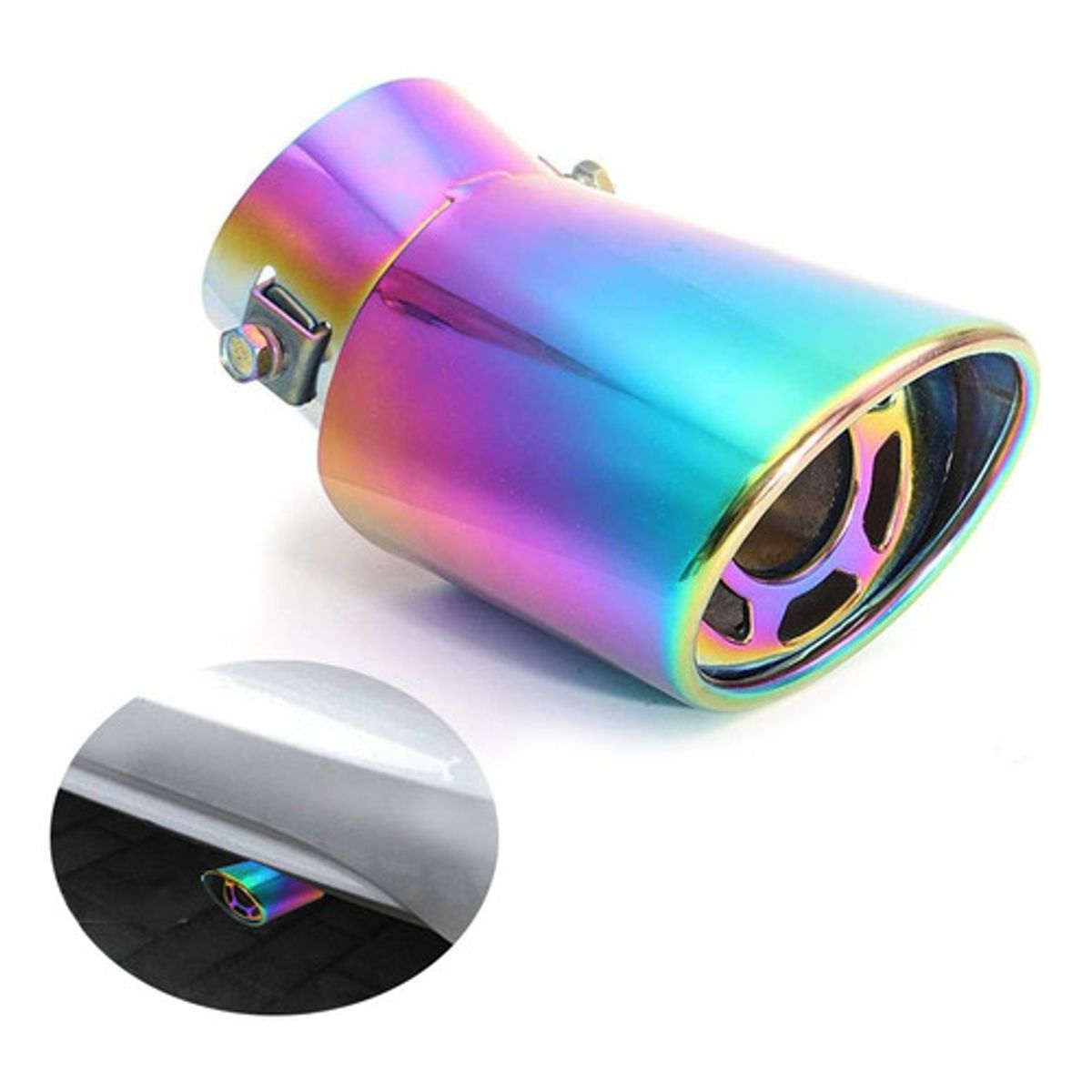 GENERICO - Cola De Escape Universal Para Auto