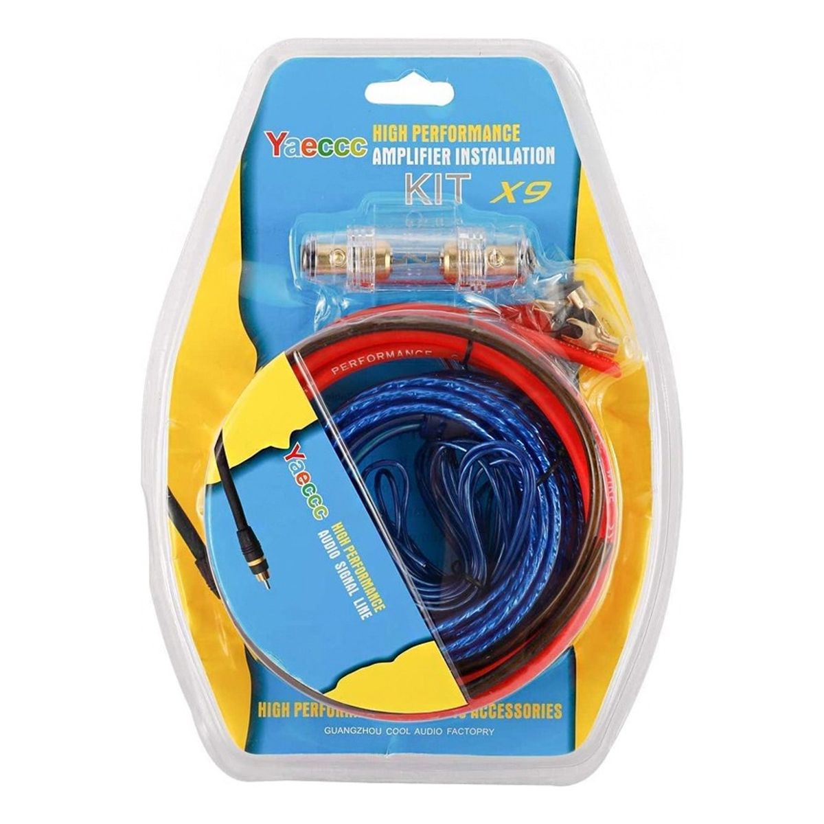 GENERICO - Kit 1500w Cables Para Amplificador Subwoofer Auto