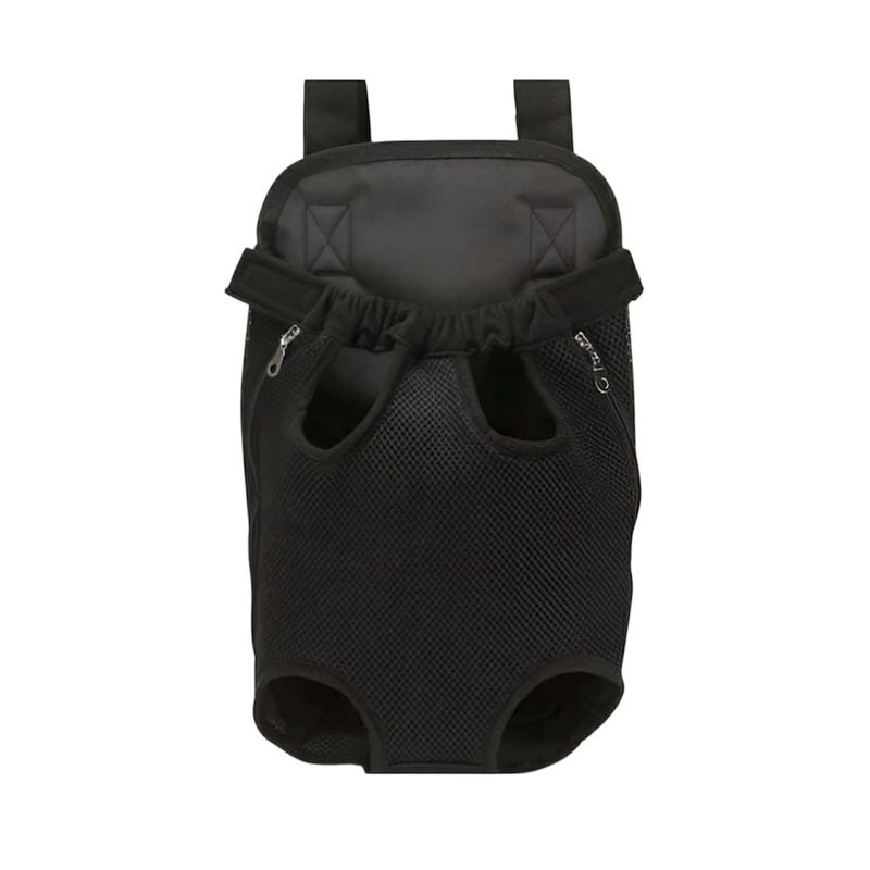 GENERICO - Bolso Transportador Para Mascota Pecho Espalda XL Negro