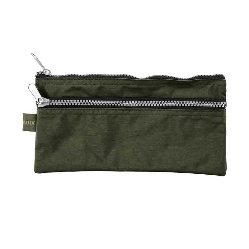 ADIX - Estuche Escolar Doble Cierre Verde Adix