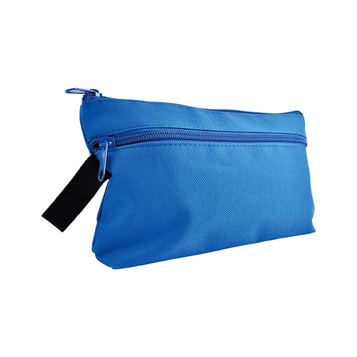 ADIX - Estuche Escolar Doble Cierre Azul 24x14cm Adix