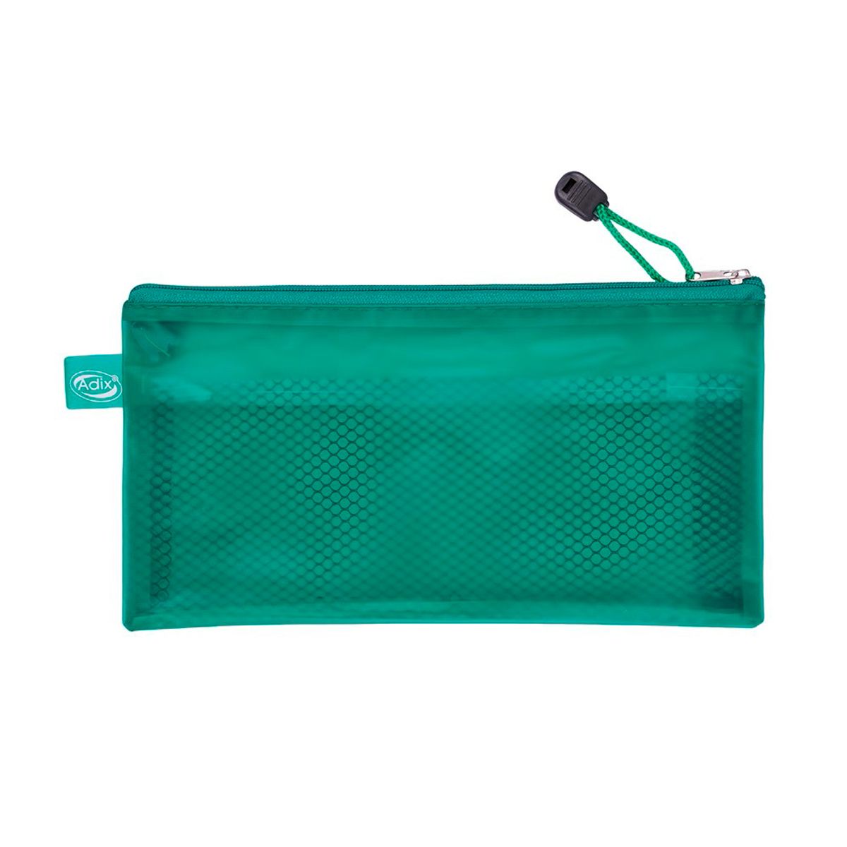 ADIX - Estuche Escolar PVC Verde 23x12cm Adix