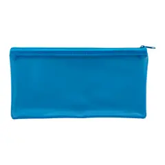 ADIX - Estuche Escolar PVC Translúcido Celeste 22x11cm