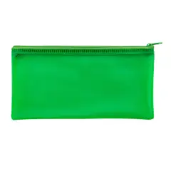 ADIX - Estuche Escolar PVC Translúcido Verde 22x11cm
