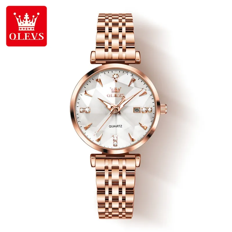 STARTECHOFFICE - Reloj de Cuarzo para Mujer con Esfera Blanca Clásica