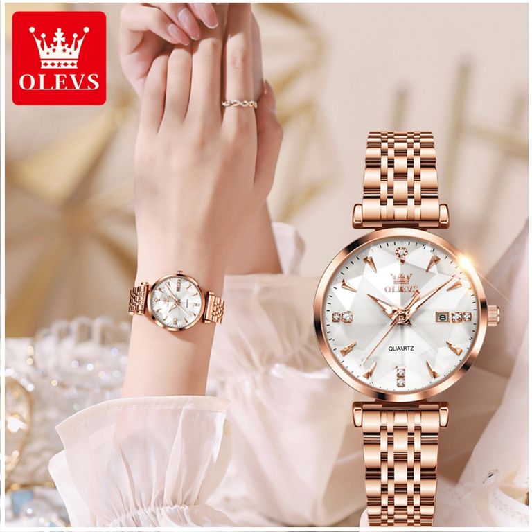 Reloj de Cuarzo para Mujer con Esfera Blanca Minimalista Blanco TALLA UNICA