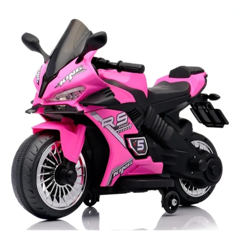 GENERICO - Moto Eléctrica Para Niños A Batería Recargable R5 Rosa
