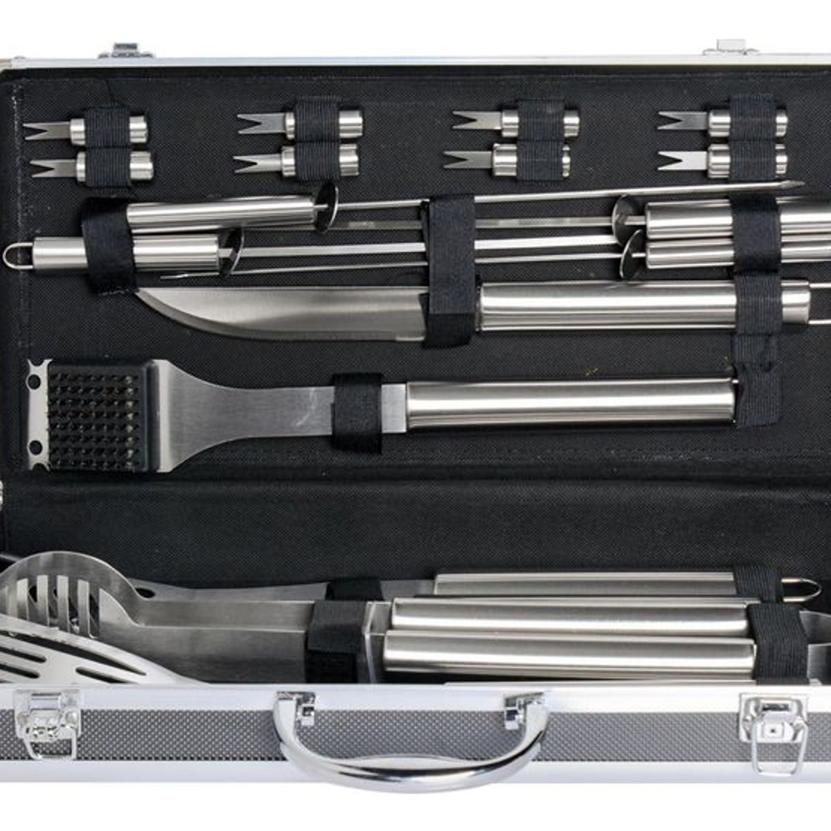 QUICK - Kit de herramientas para asado 18 piezas con maleta