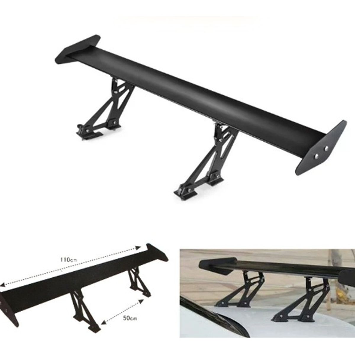 GENERICO - Aleron Spolier Tuning  110 Cm 3pcs