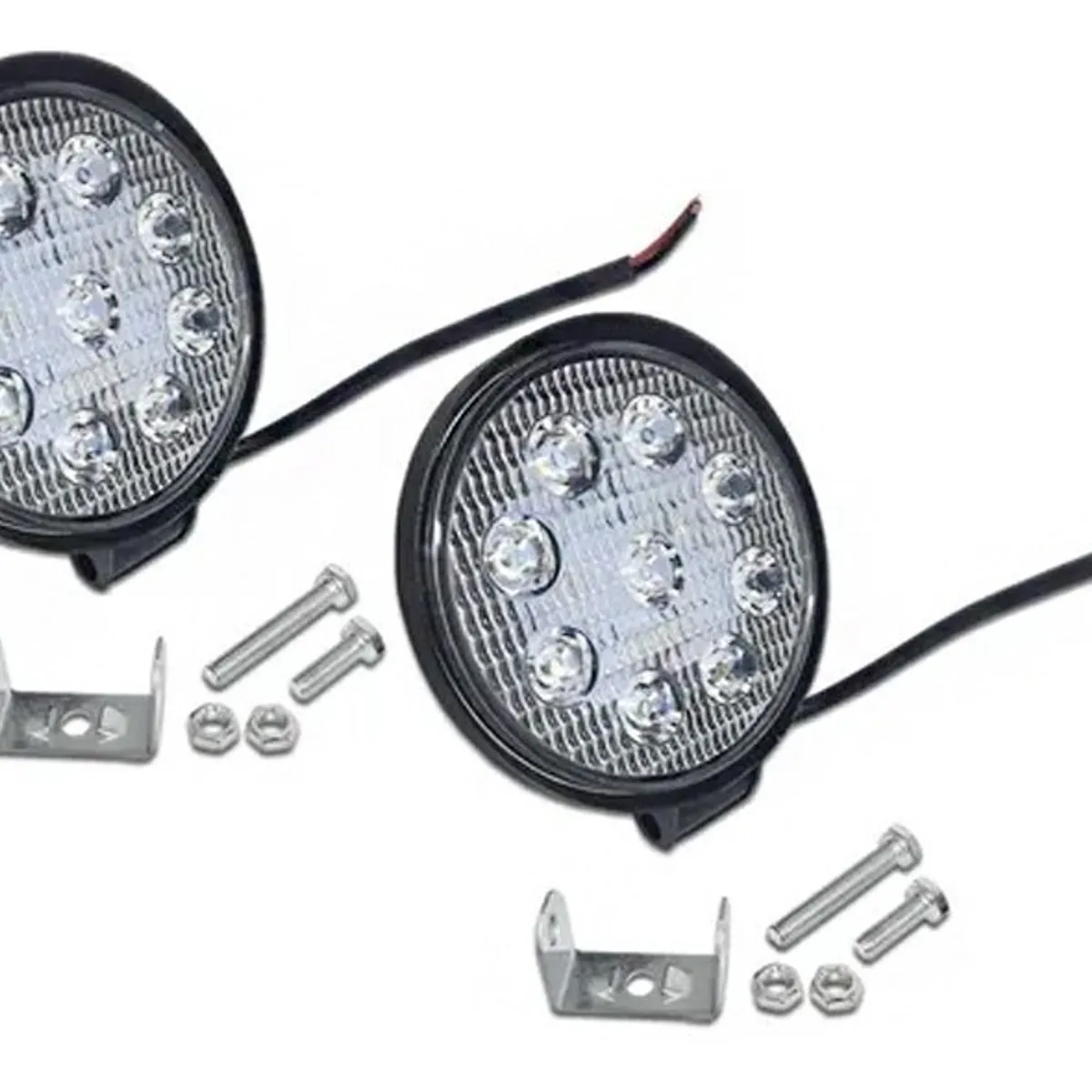 GENERICO - Focos Neblinero 9 Led Moto par