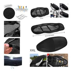 GENERICO - Funda Cubre Asiento Malla Para Moto