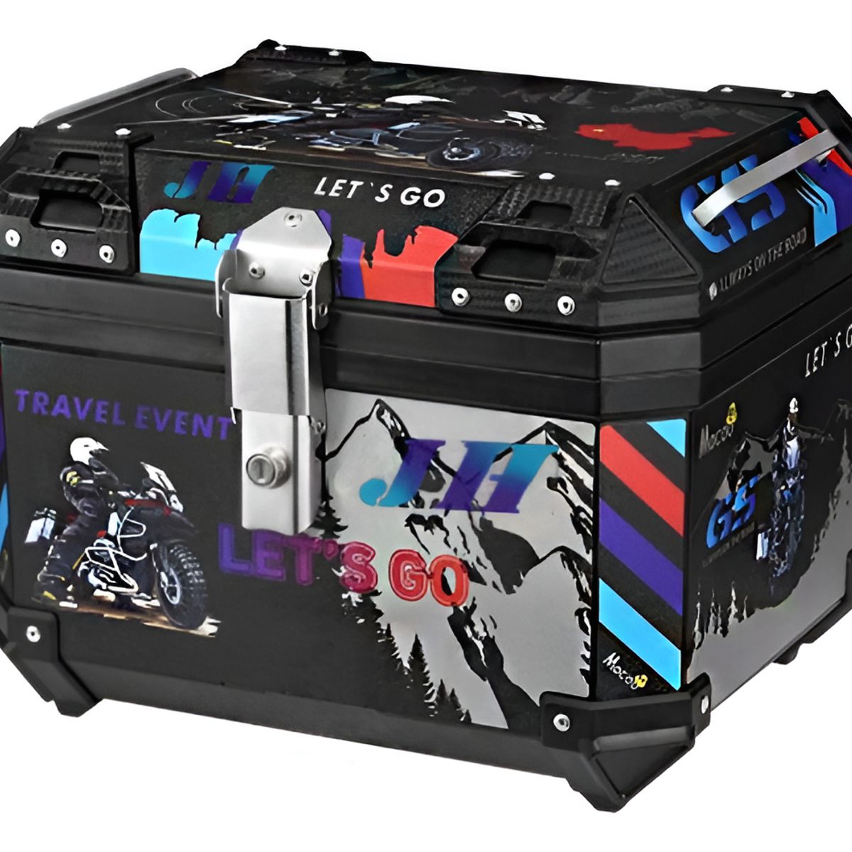 GENERICO - Maleta Moto 45 Litros