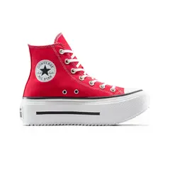 CONVERSE - Zapatillas Mujer Double Stack Rojo