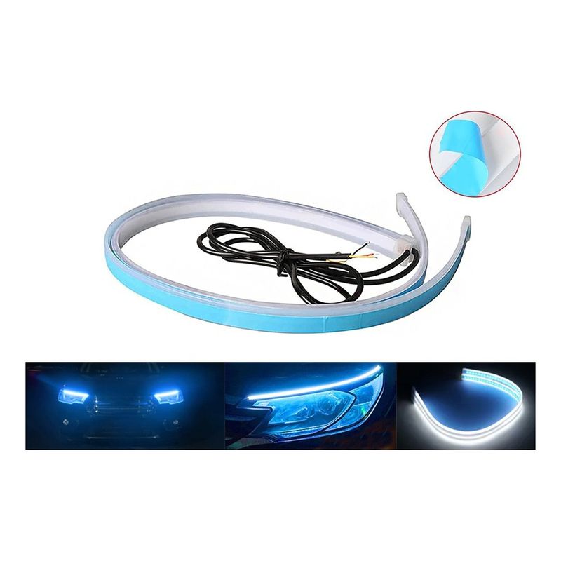 GENERICO - X2 Tiras Led 45cm Flexible Direccional Foco Universal 12v