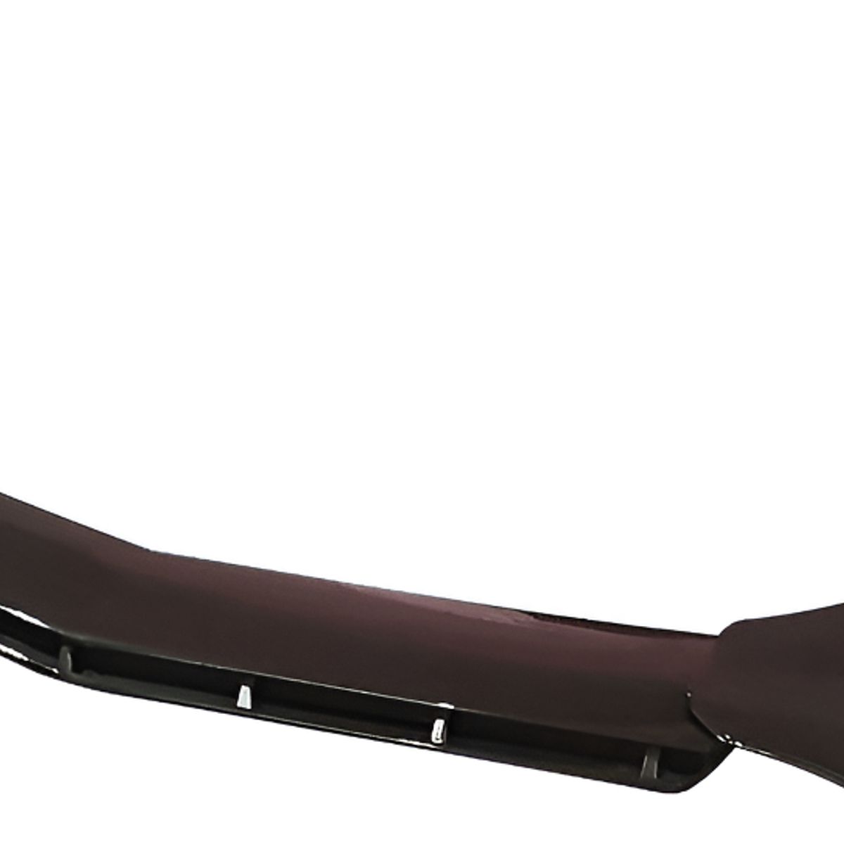 GENERICO - Front Lip 3 Piezas Universal Negro Brillante