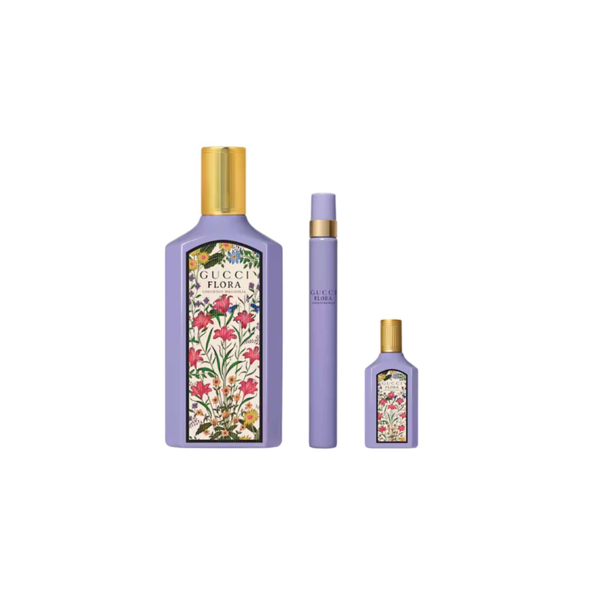 GUCCI - Gucci Flora Gorgeous Magnolia Edp 100 Ml + 10 Ml + 5 Ml Set 3 Pcs Mujer