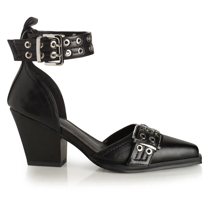 VIA UNO - Zapato Mujer Via Uno Negro 22612502