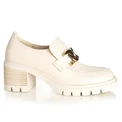 VIA UNO - Zapato Mujer Beige 22632503