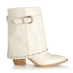 VIA UNO - Botin Mujer Beige 22613402