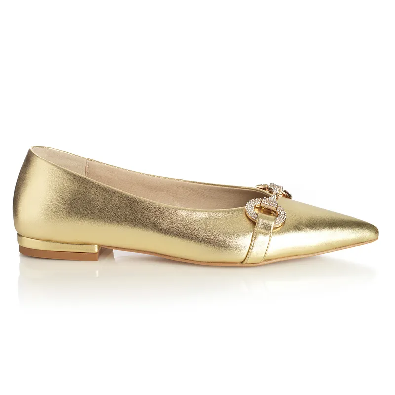 VIA UNO - Zapato Mujer Via Uno Dorado 22601501