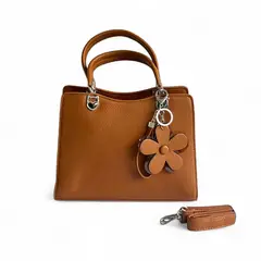 GENERICO - Cartera Mujer Café Elegante Ecocuero
