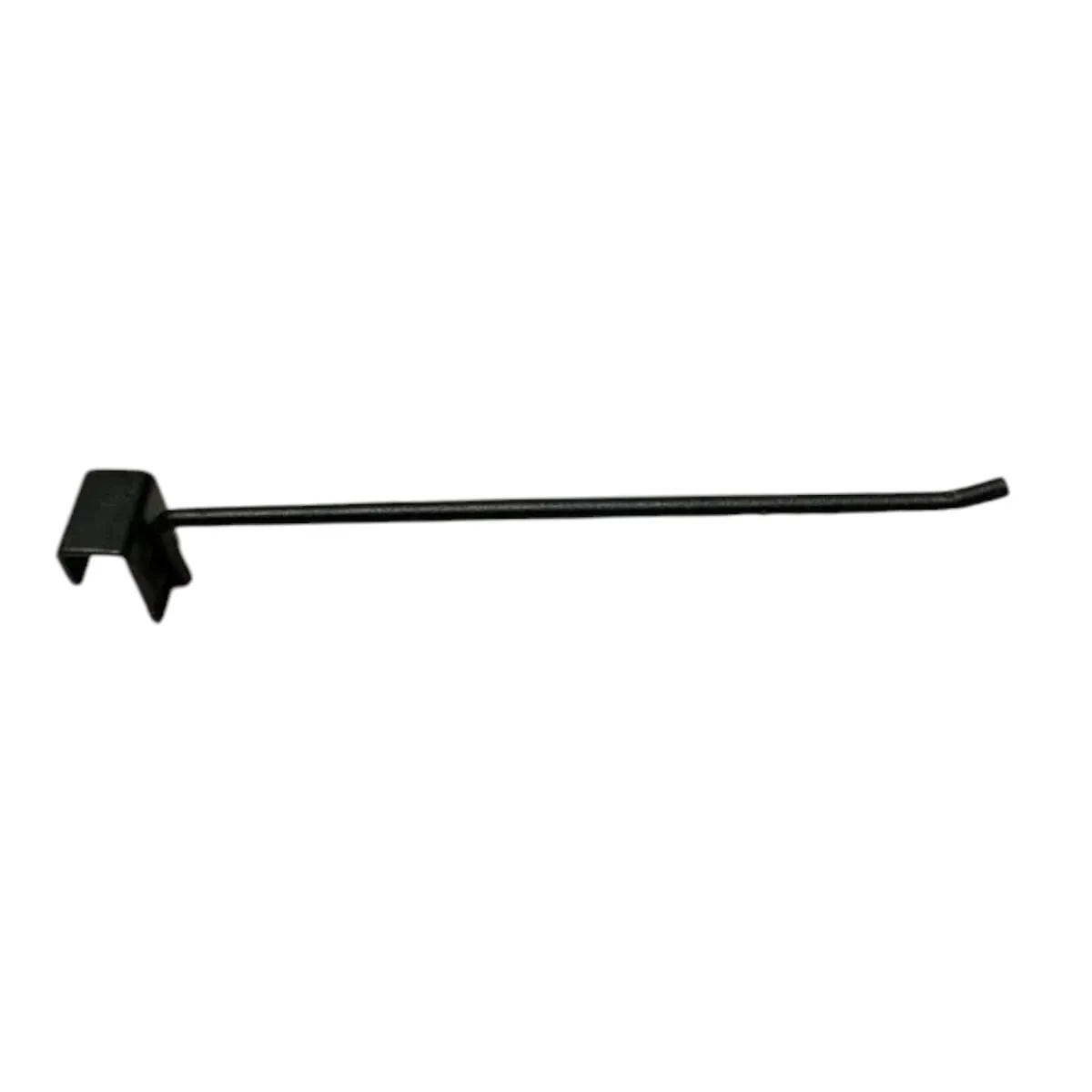 GENERICO - Kit 20 Ganchos de Metal Negro para Barra 35cm 7mm Gms