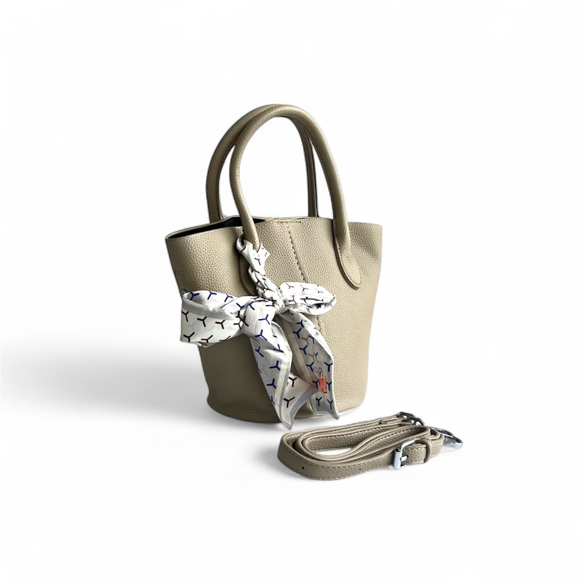 GENERICO - Cartera Femenina Pañuelo Ecocuero con Correa Ajustable